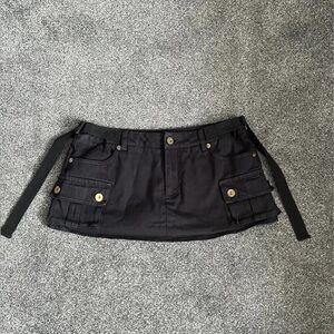 SHEIN Black Corduroy Skirt